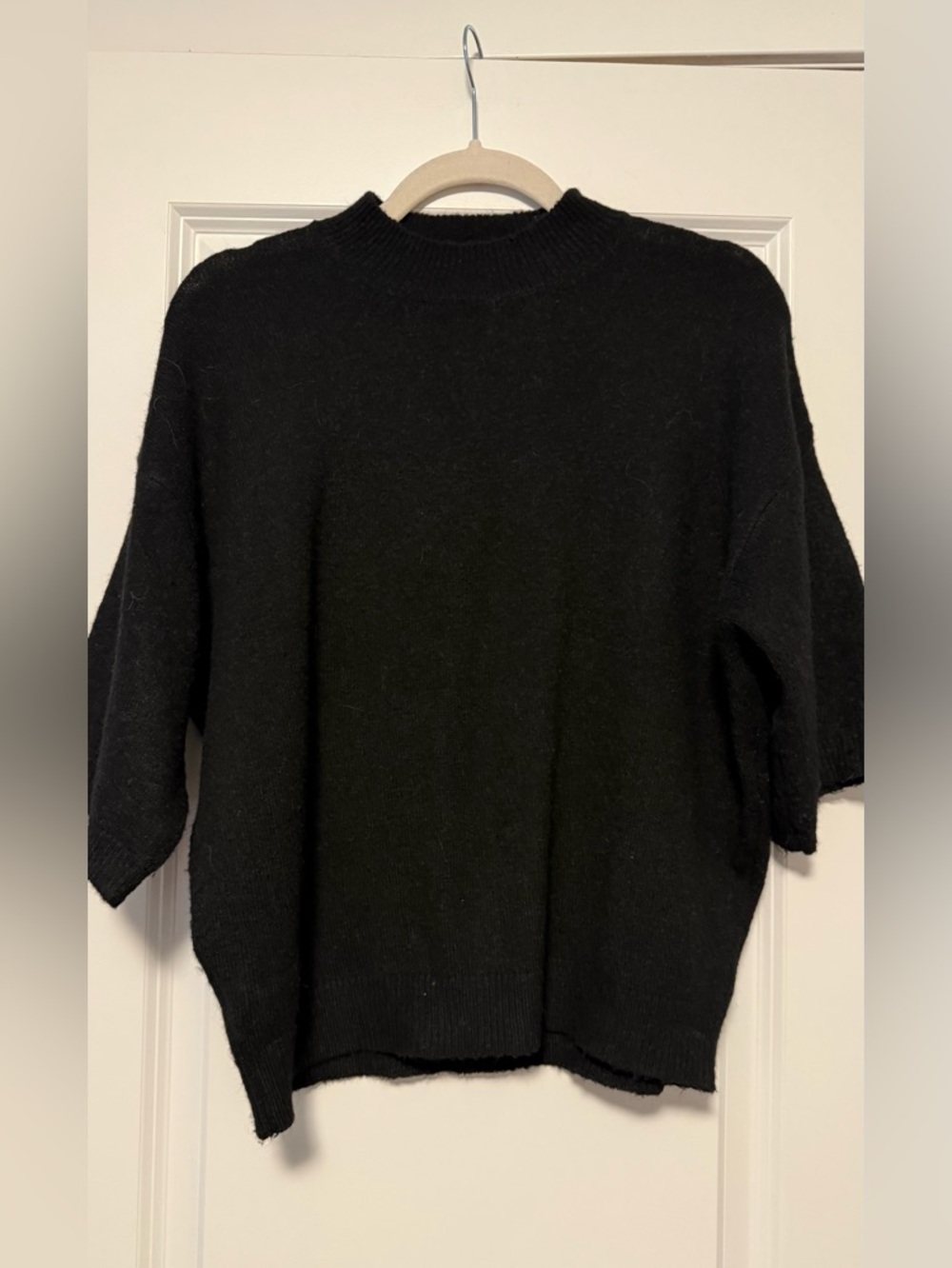 EUC Meg black 3/4 sleeve sweater